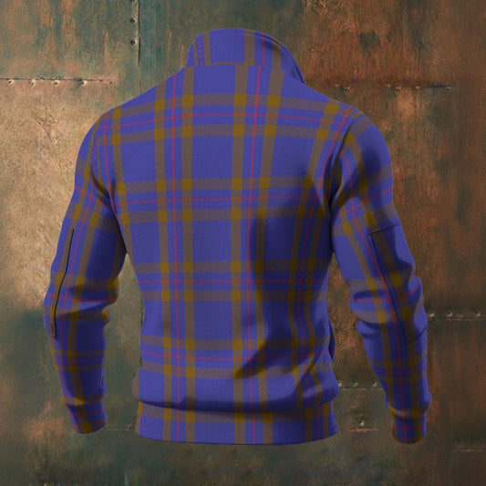 Clan Elliott Tartan | Men's Thick Knit Fleece Jacket