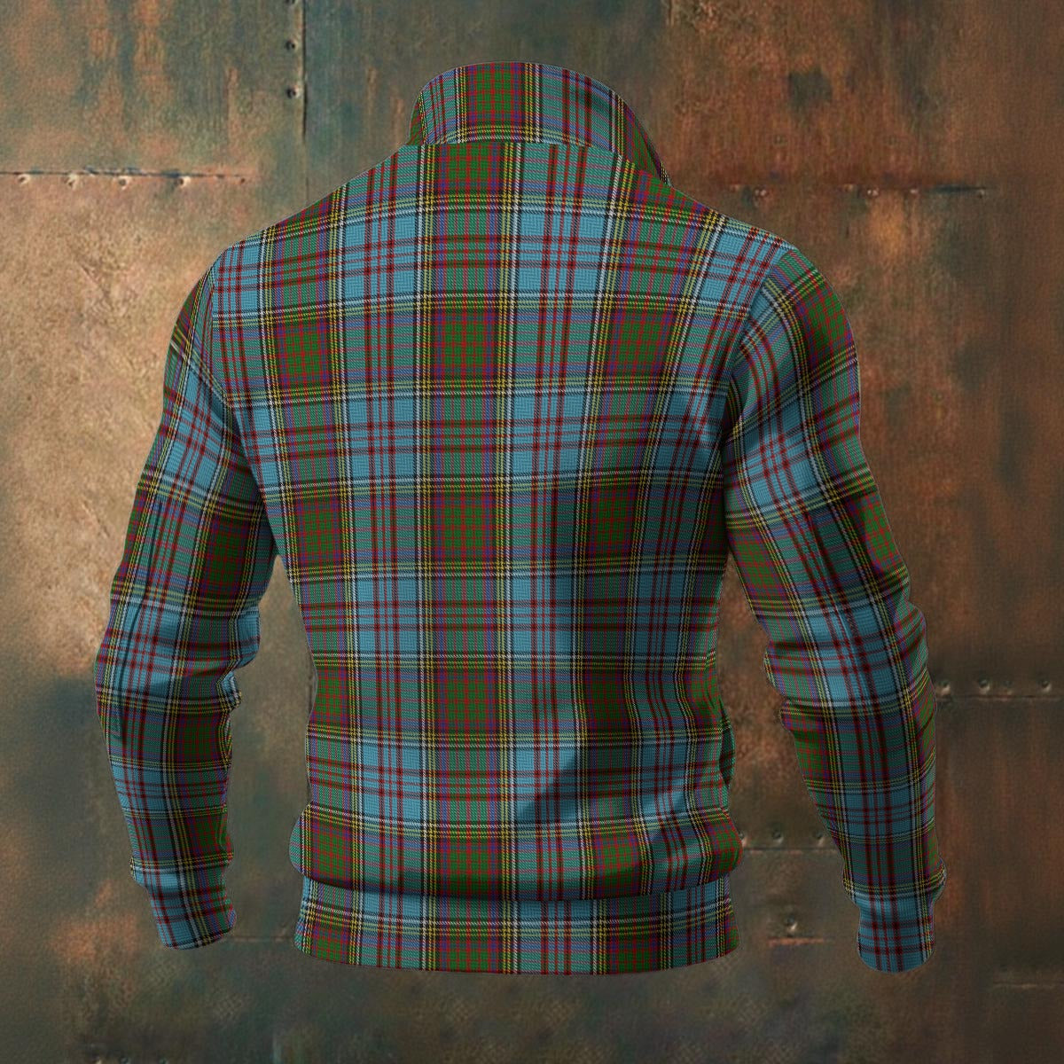 Clan Anderson Tartan | Men's Thick Knit Fleece Jacket