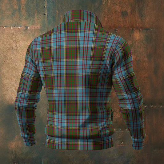 Clan Anderson Tartan | Men's Thick Knit Fleece Jacket