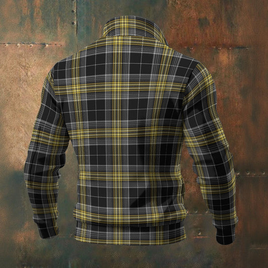 Cornish - Pascoe Tartan | Men's Thick Knit Fleece Jacket