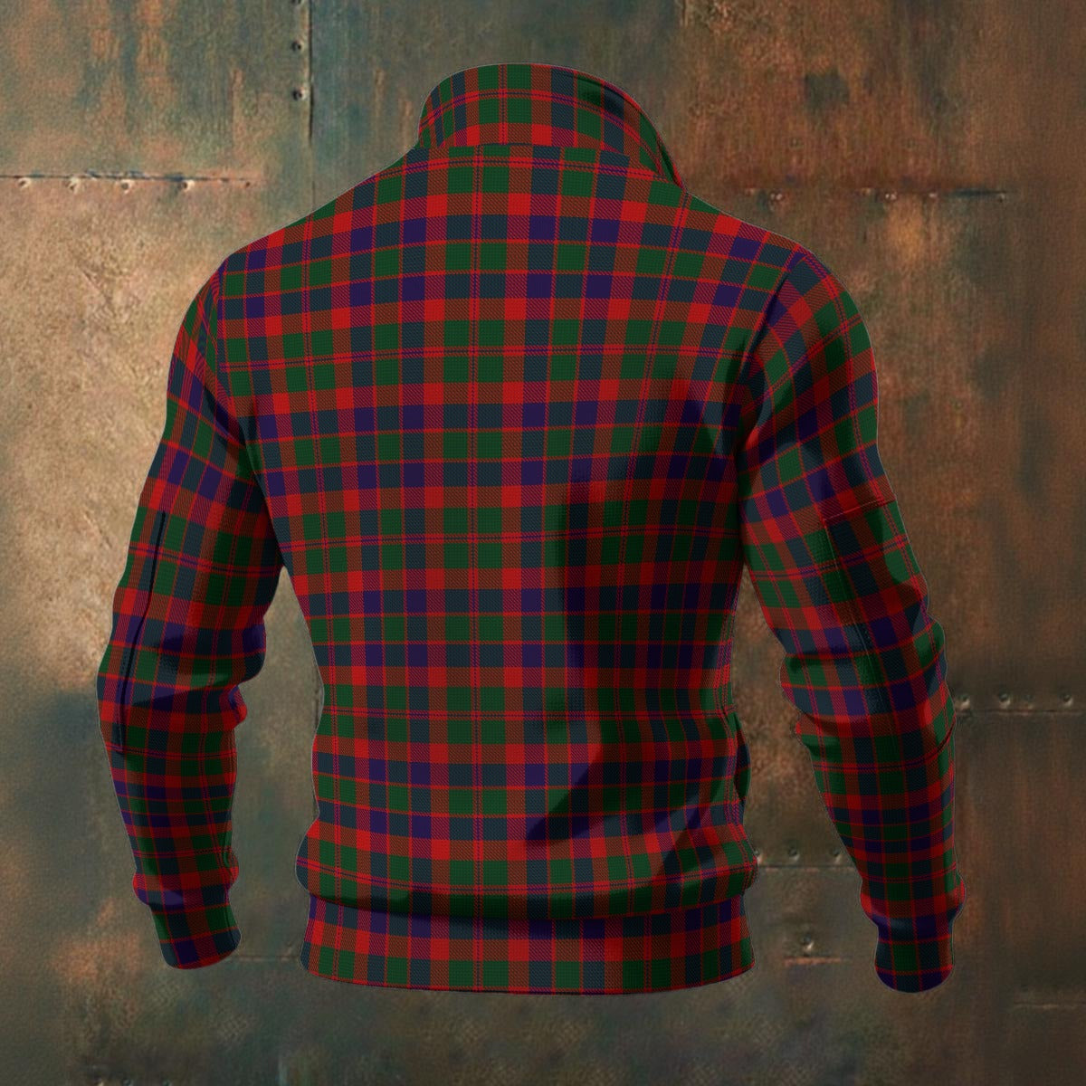 District - Glasgow Tartan | Men's Thick Knit Fleece Jacket