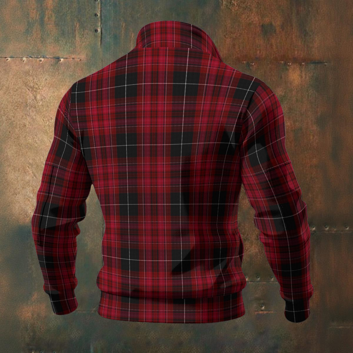 Welsh - Pride Tartan | Men's Thick Knit Fleece Jacket