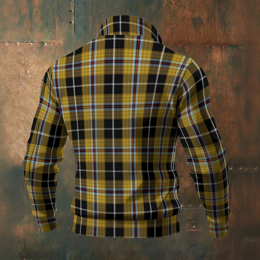 Cornish - Cornish National Tartan | Men's Thick Knit Fleece Jacket