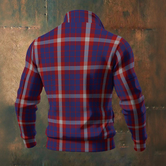 USCG Tartan | US Coast Guard | Men's Thick Knit Fleece Jacket