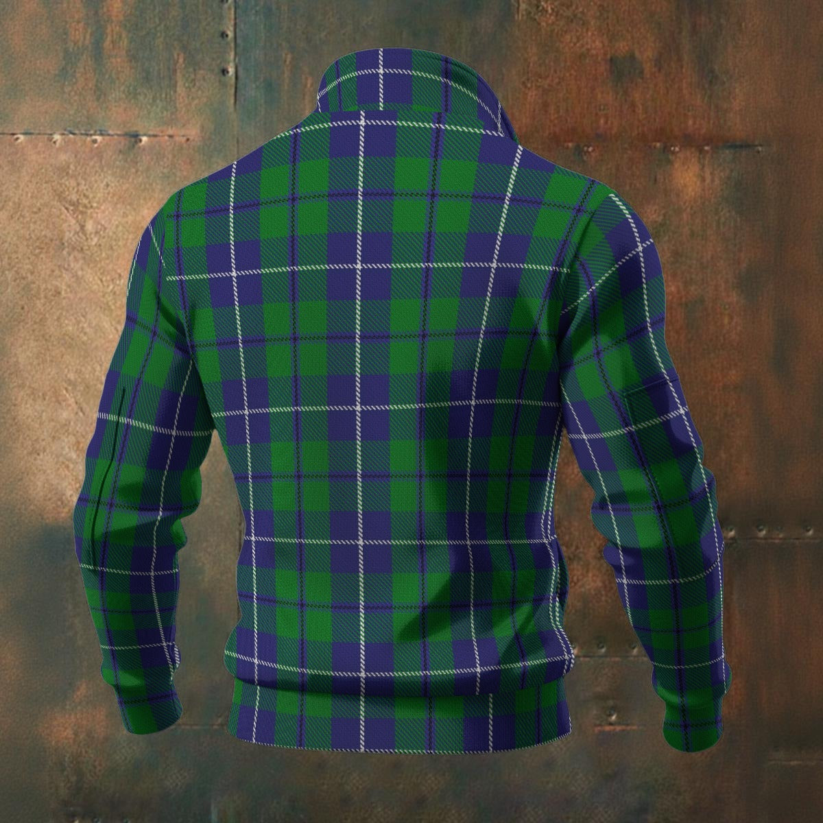 Clan Douglas Tartan | Men's Thick Knit Fleece Jacket