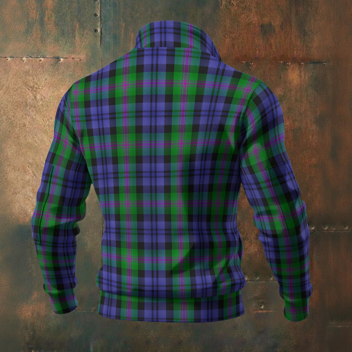 Clan Baird Tartan | Men's Thick Knit Fleece Jacket