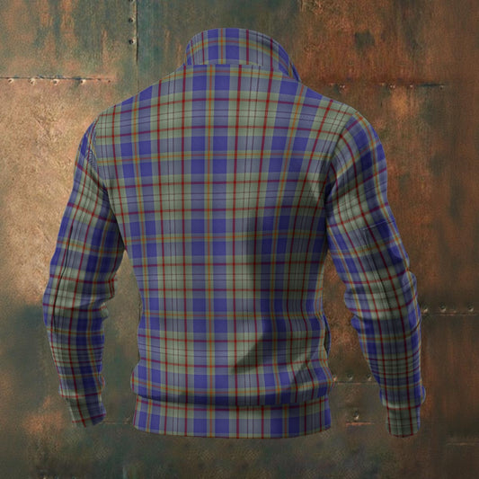 Irish - County Kildare Tartan | Men's Thick Knit Fleece Jacket