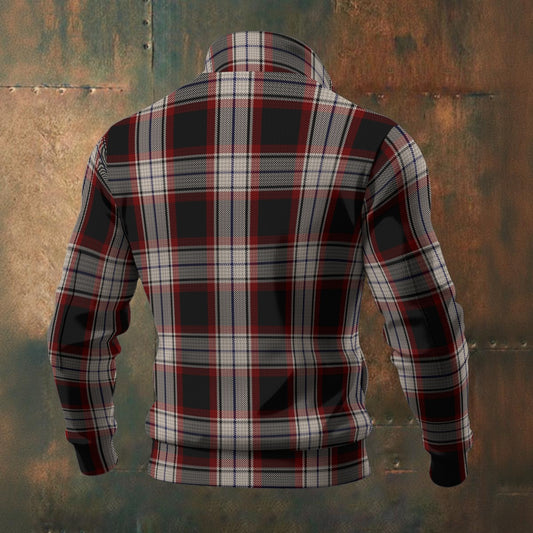 Breton - Bro Wened Tartan | Men's Thick Knit Fleece Jacket