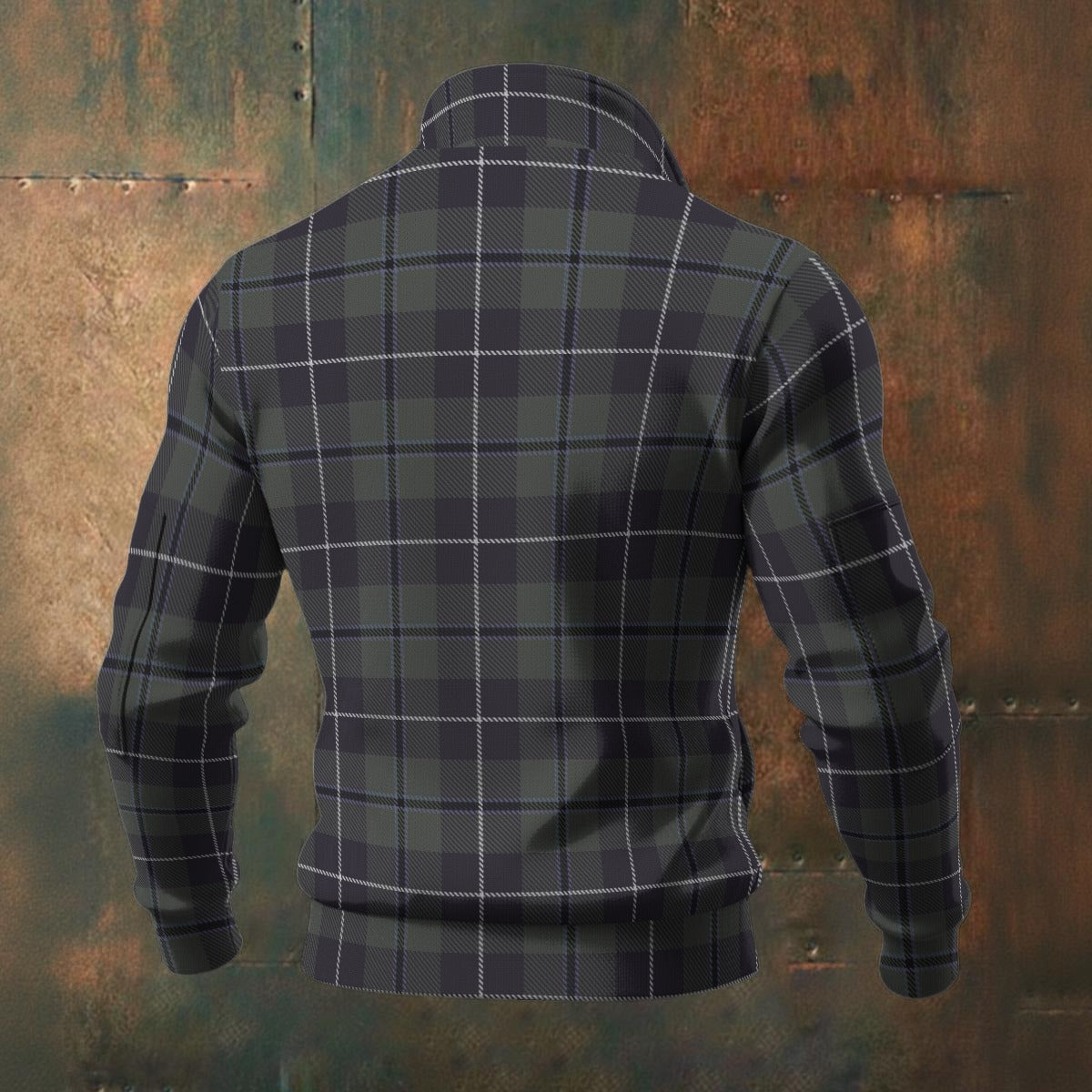 Clan Douglas Ancient Tartan | Men's Thick Knit Fleece Jacket