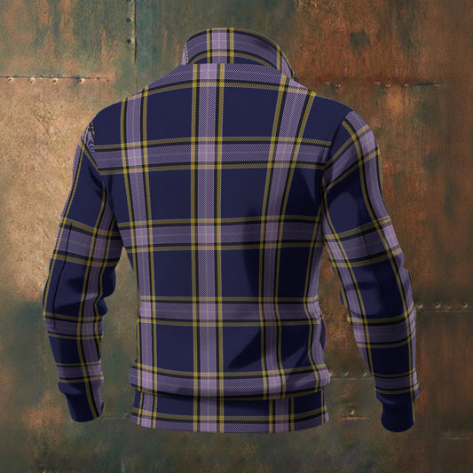 Canada - Nunavut Tartan | Men's Thick Knit Fleece Jacket