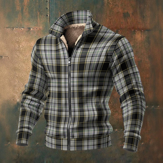 Breton Bro Roazhon Tartan | Men's Thick Knit Fleece Jacket