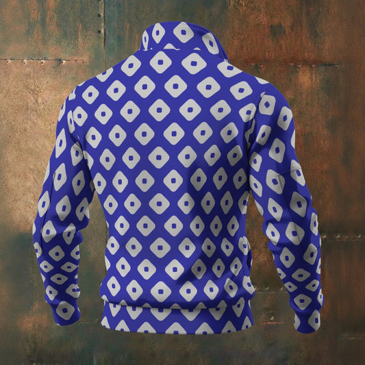 Japanese - Wagara - Kanoko - Men's Thick Knit Fleece Jacket