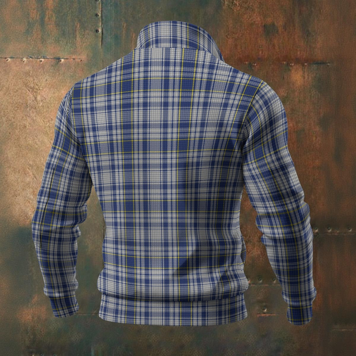 English County - Yorkshire Tartan | Men's Thick Knit Fleece Jacket