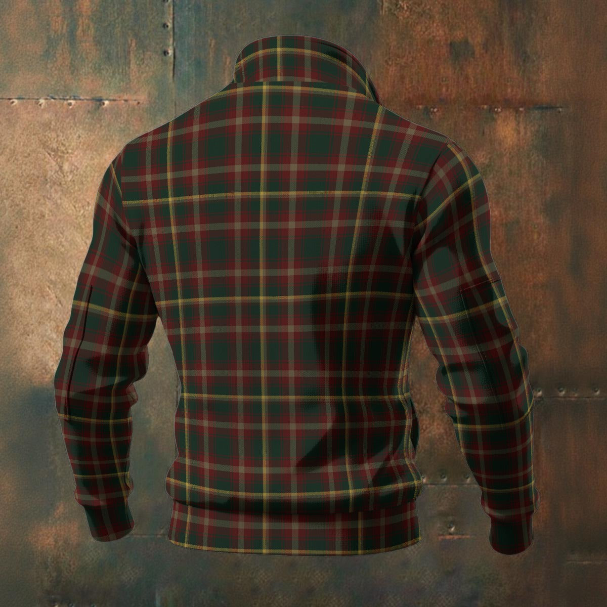 Canada - Maple Leaf Tartan | Men's Thick Knit Fleece Jacket