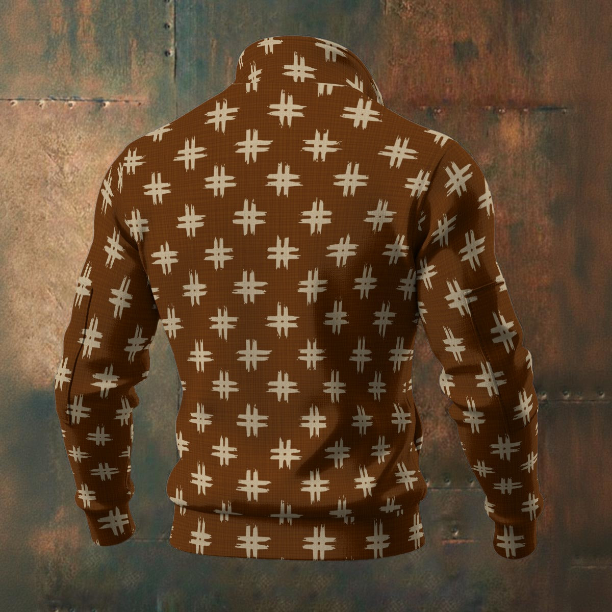 Japanese - Wagara - Igeta - Men's Thick Knit Fleece Jacket
