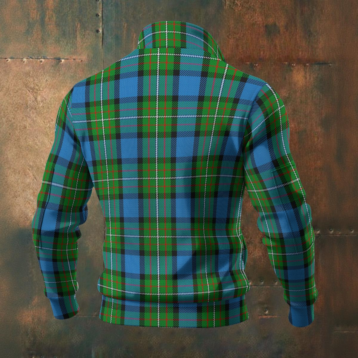 Clan Fergusson Tartan | Men's Thick Knit Fleece Jacket