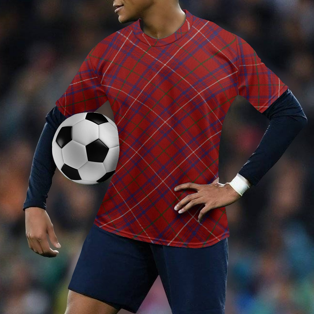 Clan Rose Tartan Football Shirt