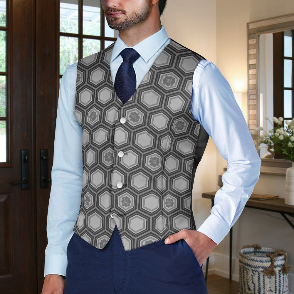 Japanese Wagara - Kikko Suit vest jacket