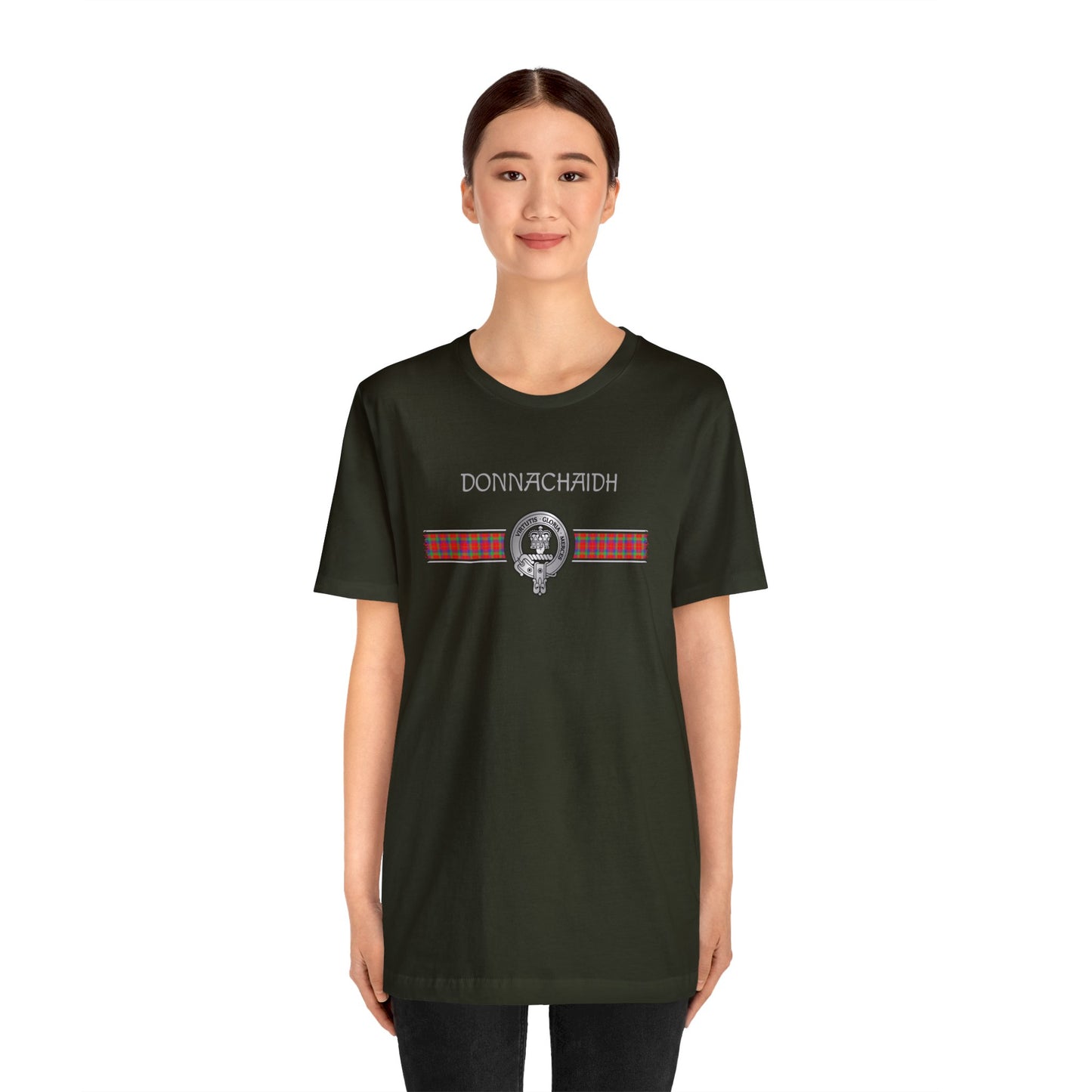 Clan Donnachaidh Crest & Tartan | Unisex T-Shirt