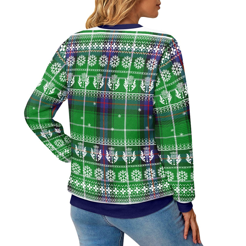 Clan MacDonald Tartan Christmas Ugly Sweater