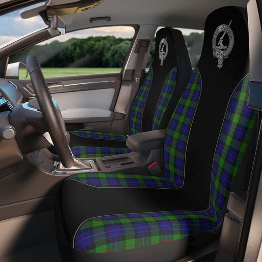 Clan Gunn Crest & Tartan Car Seat Covers
