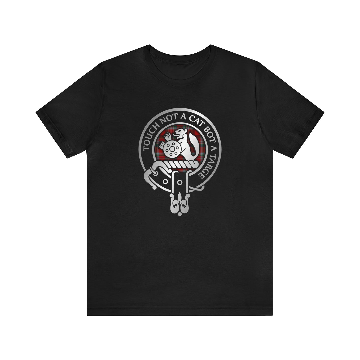 Clan MacBean | MacBain Crest & Tartan Knot | Unisex T-Shirt