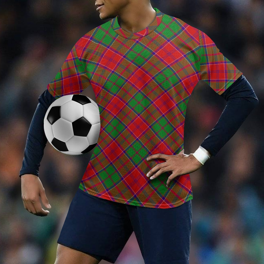 Clan Grant Tartan Football Shirt