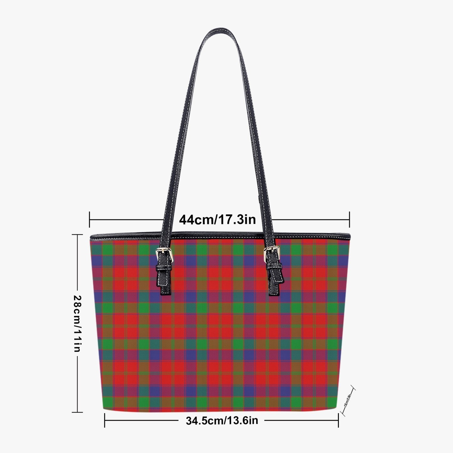 Clan Donnachaidh Large Leather Tote Bag