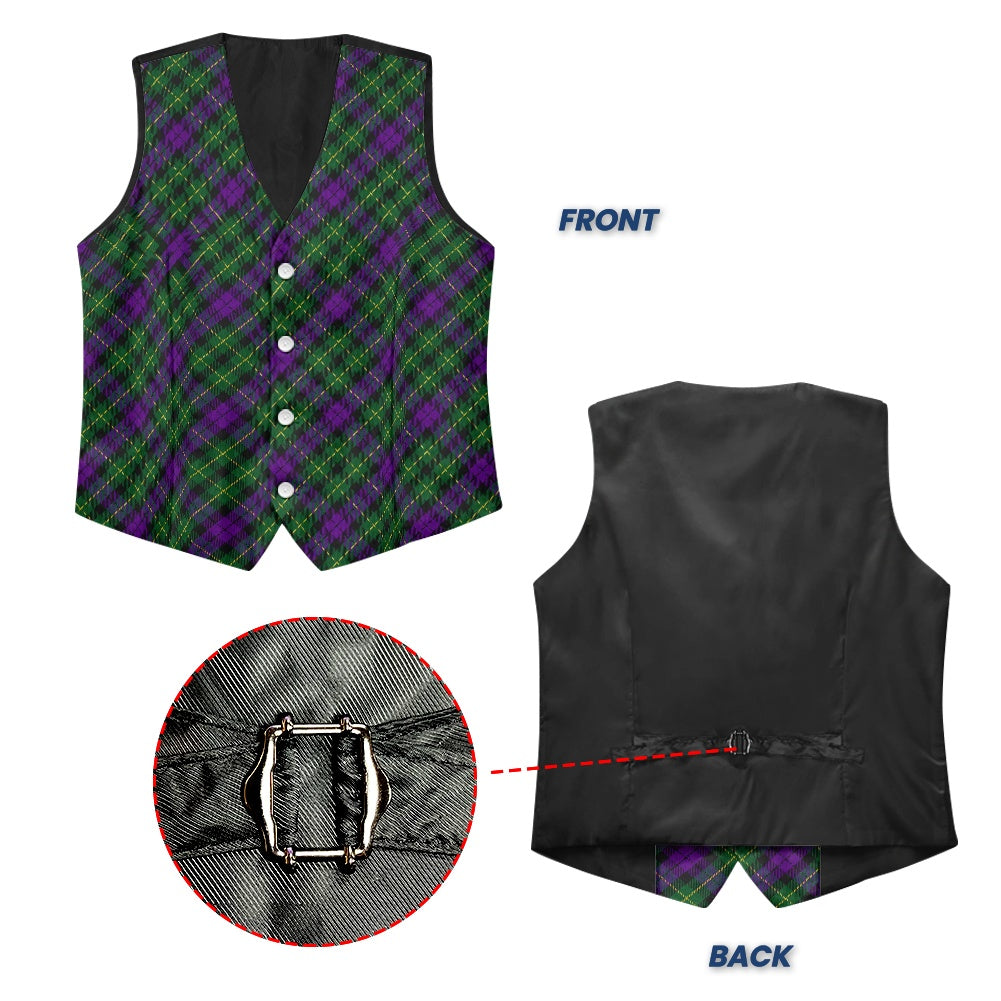 Clan Abercrombie Tartan Suit vest jacket