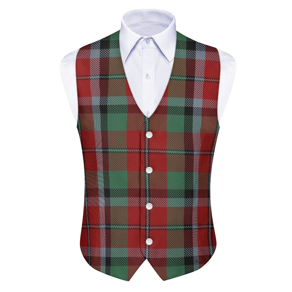 Clan Graham Red Tartan Suit vest jacket