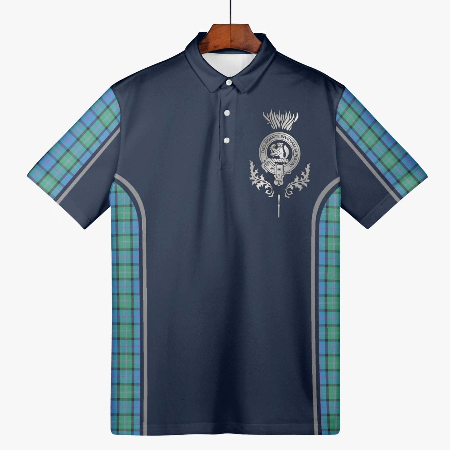 Clan MacThomas Crest & Tartan Polo Shirt