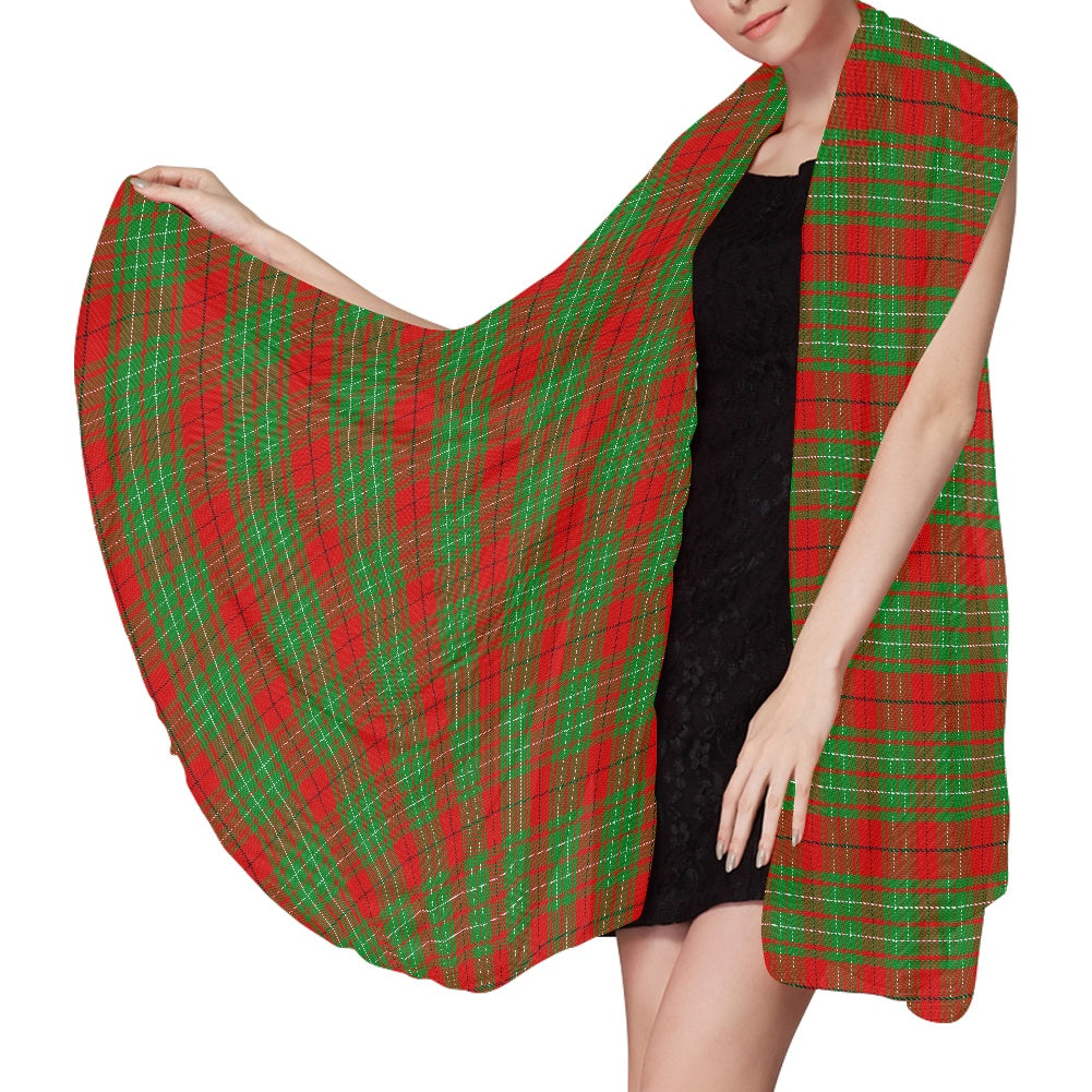 Clan Cumming Tartan Chiffon Scarf