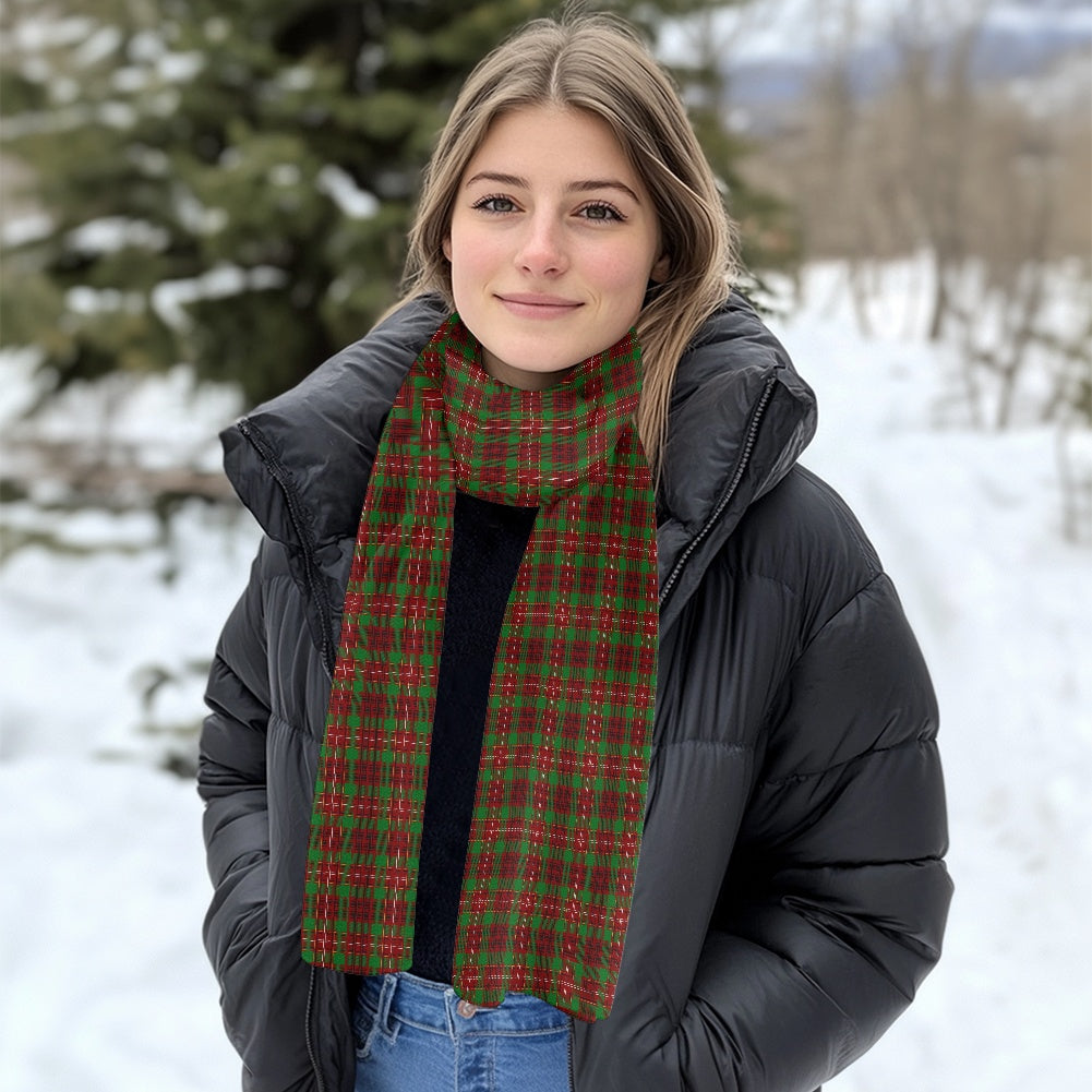 Clan Ainslie Tartan Fluffy scarf