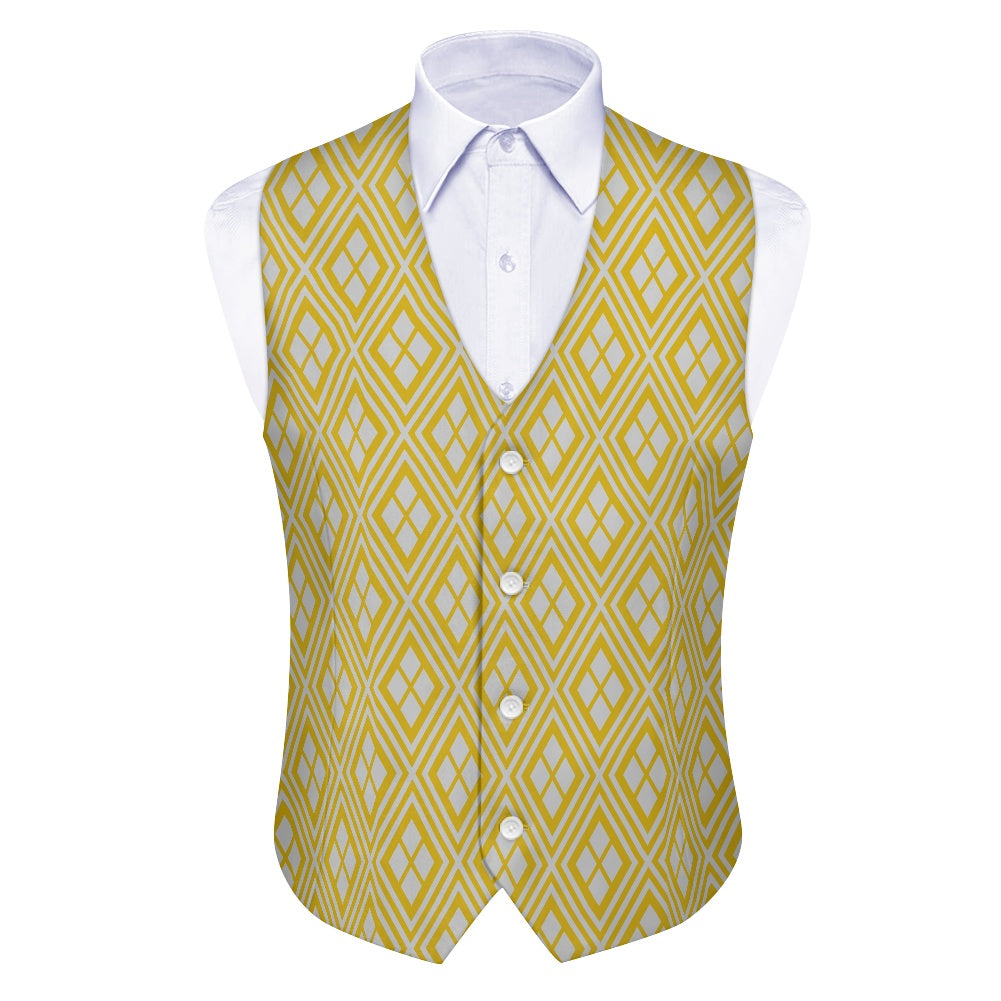 Wagara - Hishi Gold/Silver Suit vest jacket