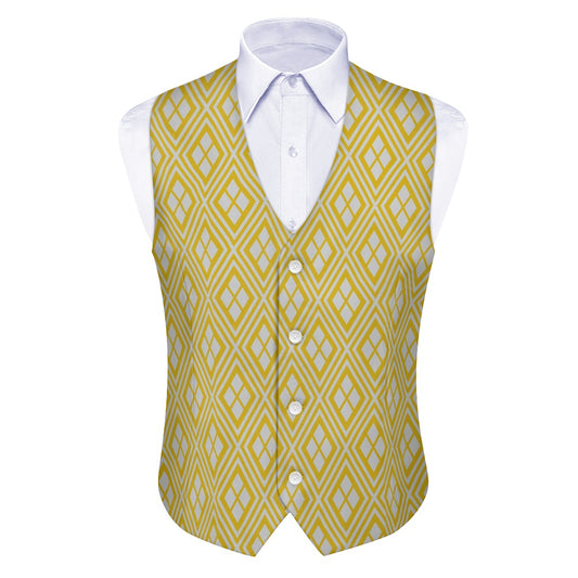 Wagara - Hishi Gold/Silver Suit vest jacket