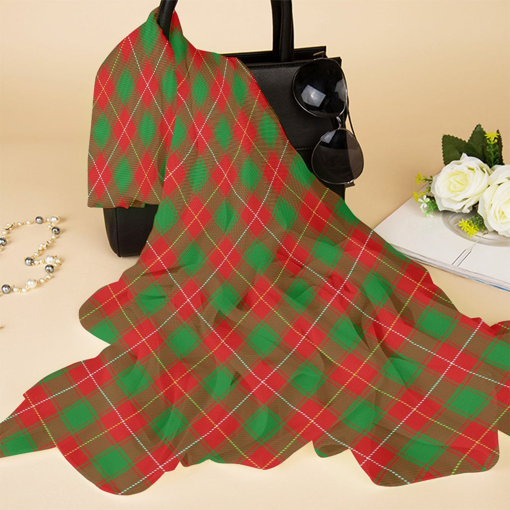 Clan MacFie Tartan Bias Chiffon Scarf