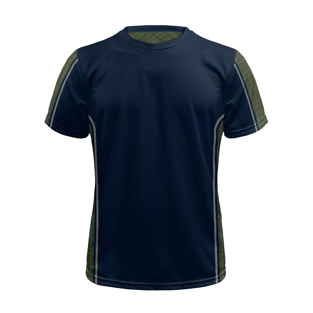 Irish County Kerry Tartan Strip Football Shirt