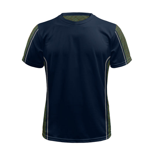 Irish County Kerry Tartan Strip Football Shirt