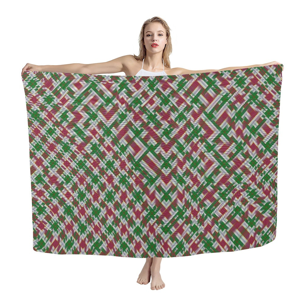 Cornish - Rosevear Tartan Bias Chiffon Scarf