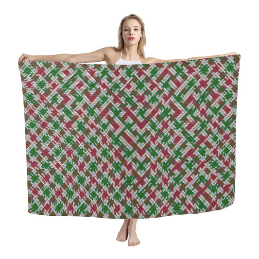 Cornish - Rosevear Tartan Bias Chiffon Scarf