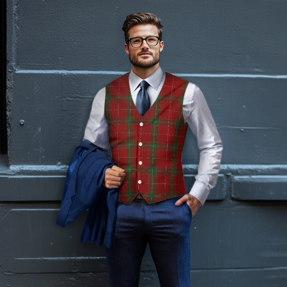 Clan Carruthers Tartan Suit vest jacket