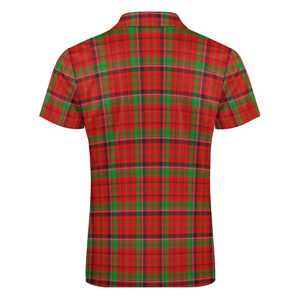 Clan Nicholson Tartan Short sleeve polo shirt