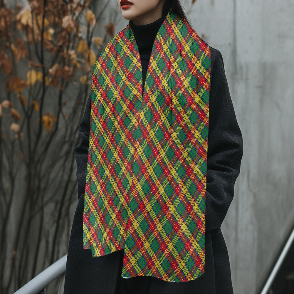 Clan Buchanan Tartan Fluffy scarf