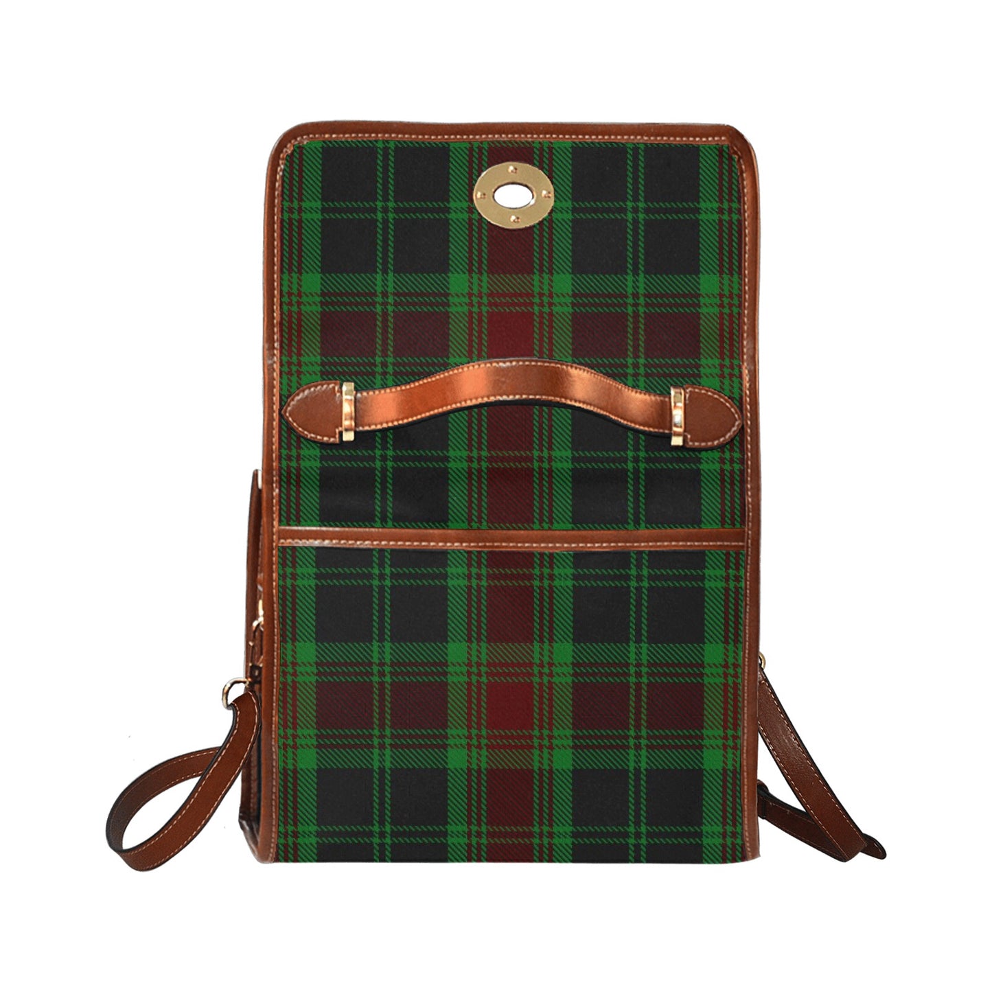 Irish County Carlow Tartan Canvas Handbag