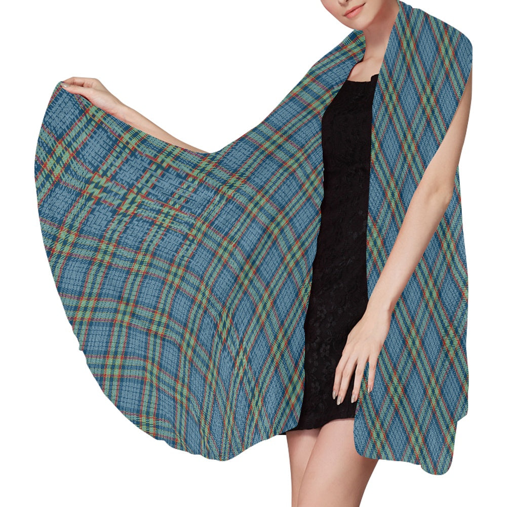 Clan Ralston Tartan Chiffon Scarf