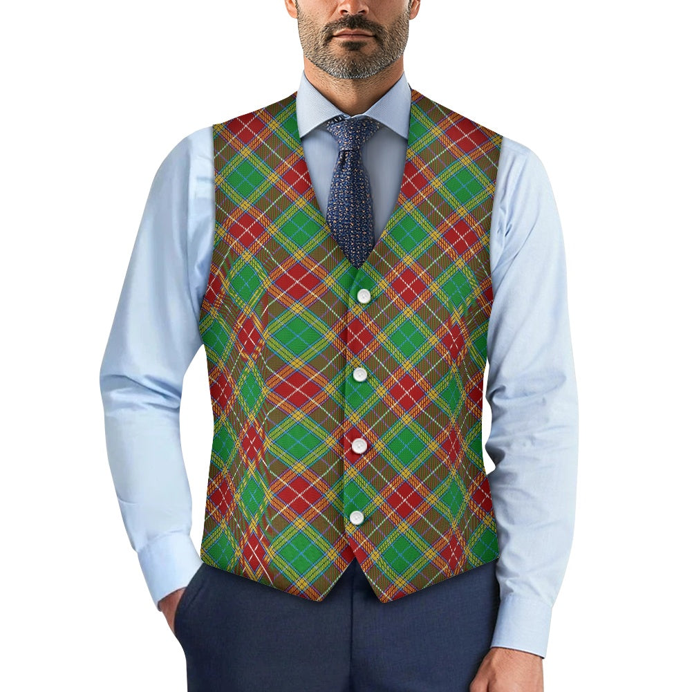 Clan Baxter Tartan Suit vest jacket