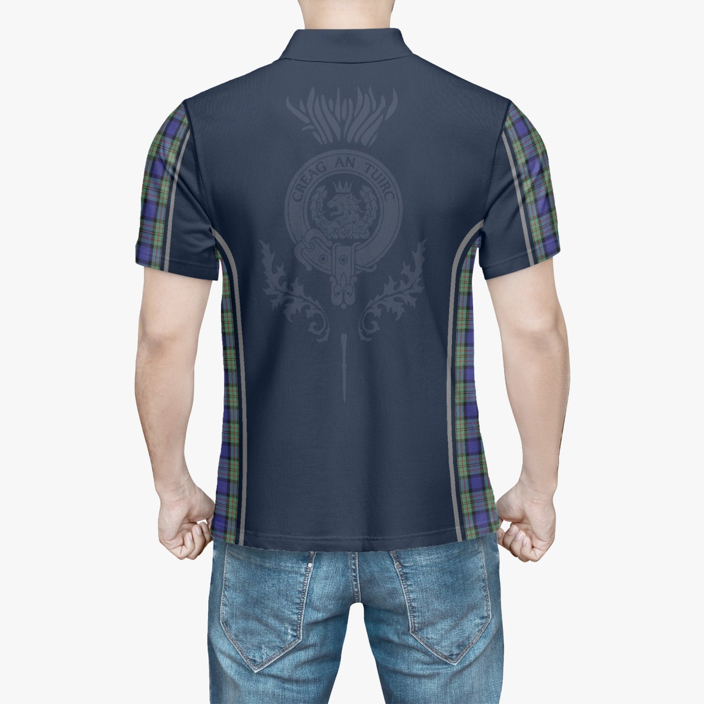 Clan MacLaren Crest & Tartan Polo Shirt