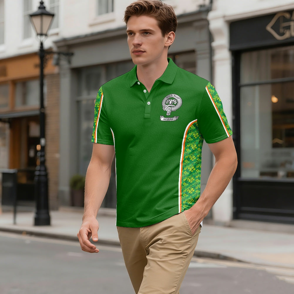 Clan MacLeod Crest & Shamrocks - Jacquie - Polo