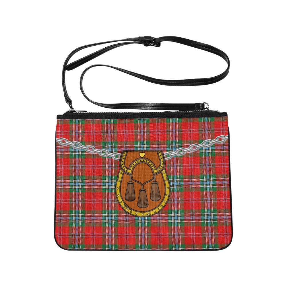 Clan MacLean Tartan Kilt Clutch Bag