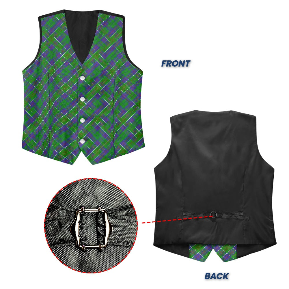 Clan Hunter Tartan Suit vest jacket